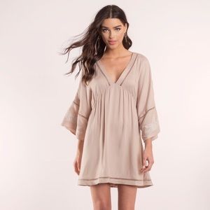 Embroidered Shift Dress